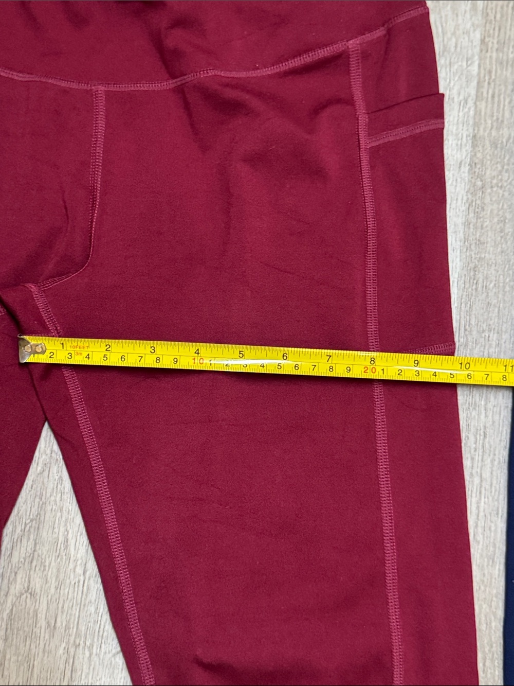 Bundle! Women’s Active Leggings - Burgundy, Navy & Olive - XL - Picture 10 of 10